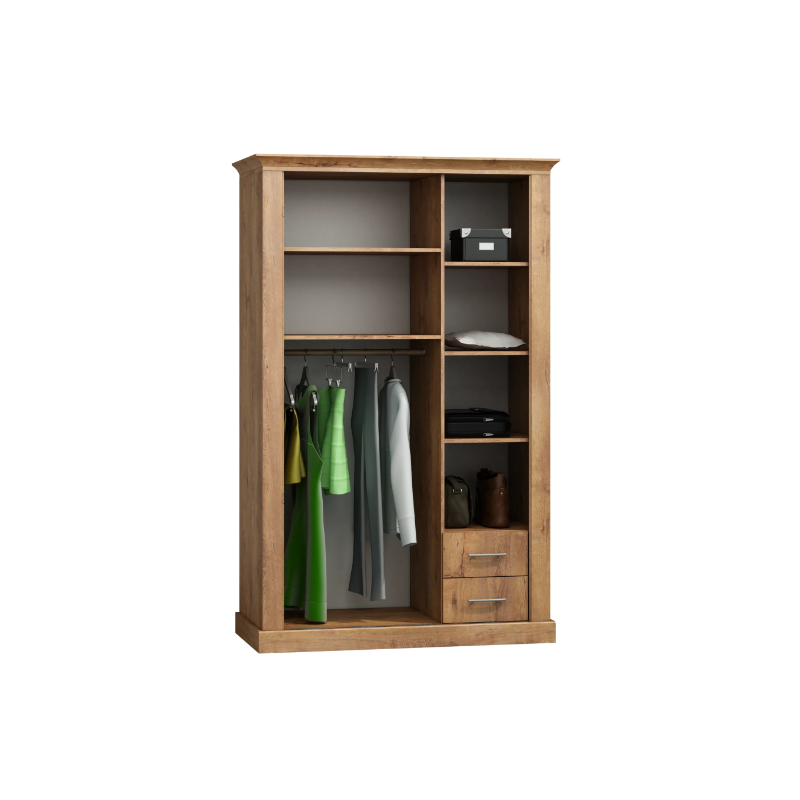 Szafa z lustrem Antica A146 146cm Jarstol Jesion jasny/ Dąb