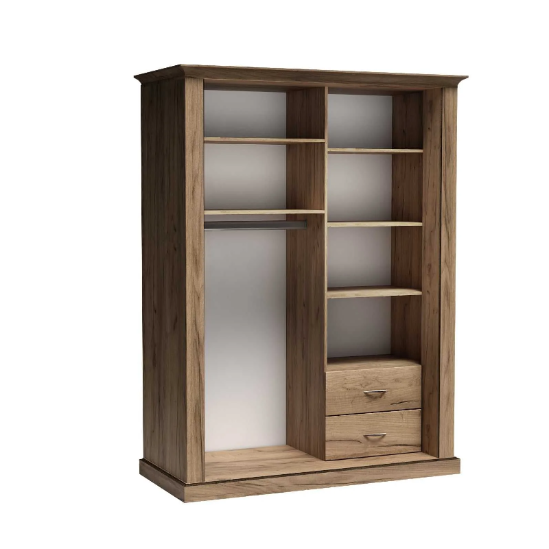 Szafa z lustrem Antica A146 146cm Jarstol Jesion jasny/ Dąb