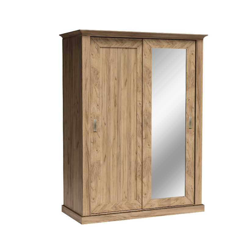 Szafa z lustrem Antica A146 146cm Jarstol Jesion jasny/ Dąb