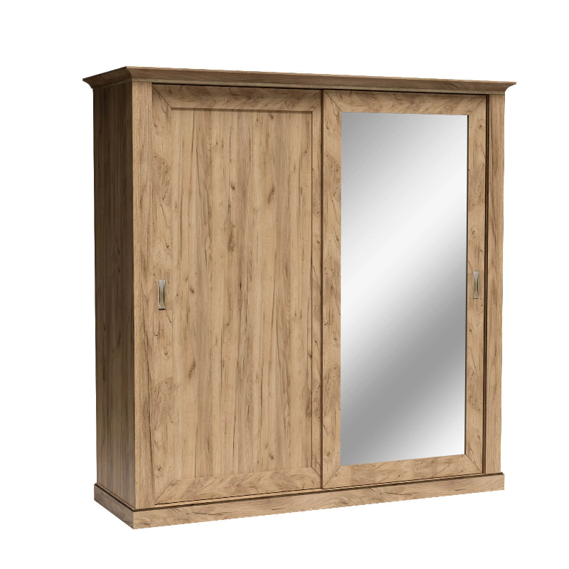 Szafa z lustrem Antica A211 211cm Jarstol Jesion jasny/ Dąb