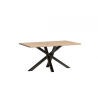 Stół Cali (160-260)x90 Jarstol dąb artisan/czarny