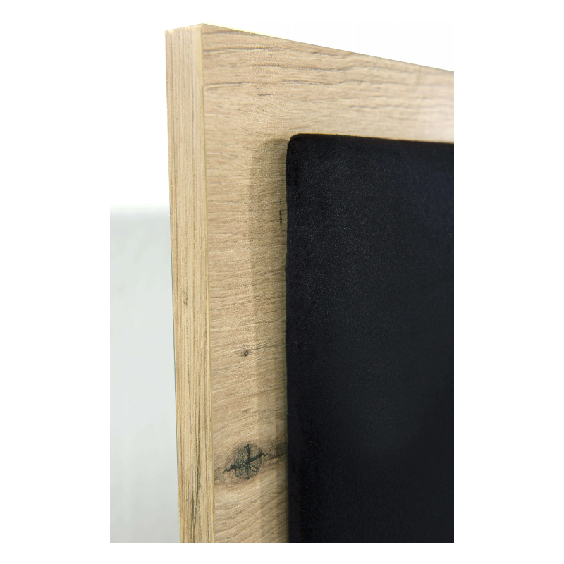 Łóżko Cali C16 180x200 Jarstol dąb artisan/czarny