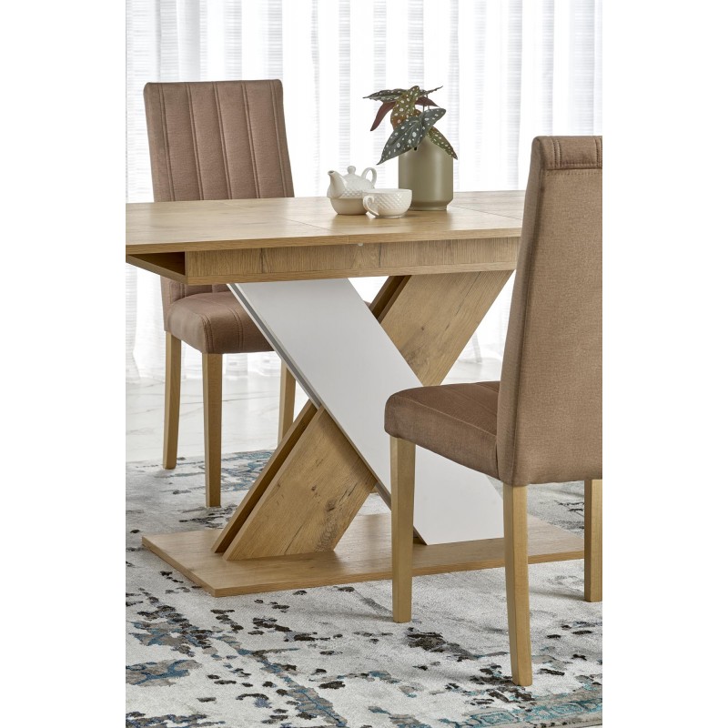 XARELTO stół rozkładany dąb lancelot - biały