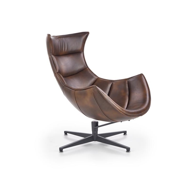 LUXOR fotel wypoczynkowy c. brązowy