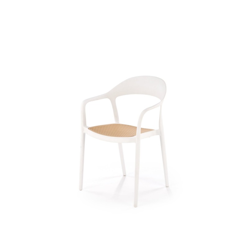 K530 krzesło biały / naturalny