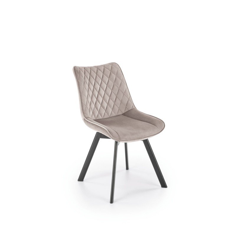 K520 krzesło nogi - czarne, siedzisko - beżowy K520 krzesło nogi - czarne, siedzisko - beżowy