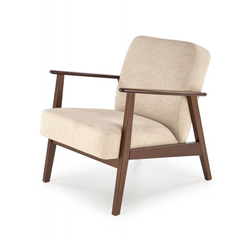 MILANO 1S fotel - beżowy tap. Castel 15