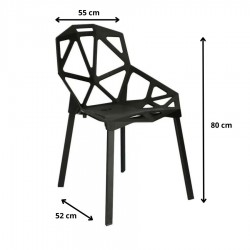 Krzesło Giovanna czarne