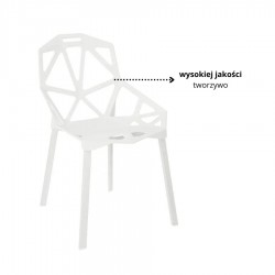 Krzesło Giovanna białe