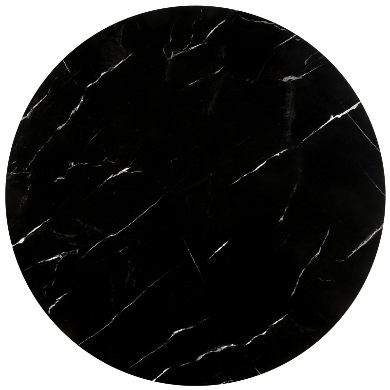 PAOLA zestaw 2 ław, czarny marmur / złoty