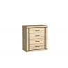 Komoda Dallas 80cm D4 dąb sonoma/dąb truflowy