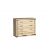 Komoda Dallas 107cm D2 dąb sonoma/dąb truflowy