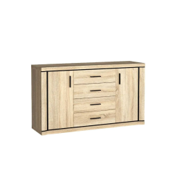 Komoda Dallas 157cm D1 dąb sonoma/dąb truflowy