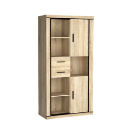 Regał Dallas 97cm D23 dąb sonoma/dąb truflowy