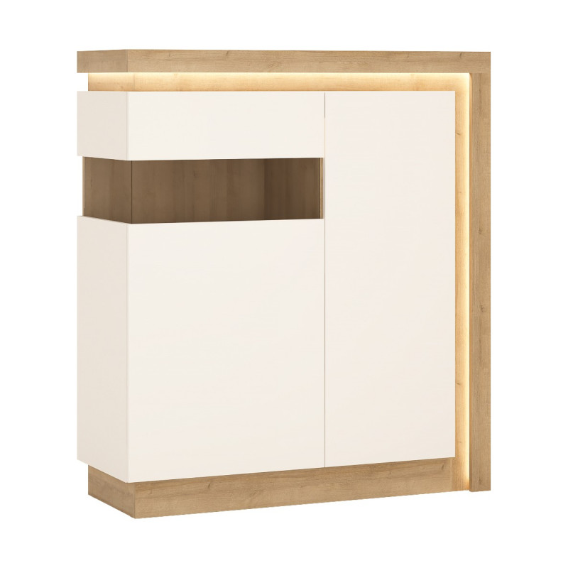 Witryna Lyon jasny Typ LYOV04L 2D Meble Wójcik Kolekcja Lyon