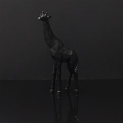 Figurka dekoracyjna Żyrafa 40cm czarna