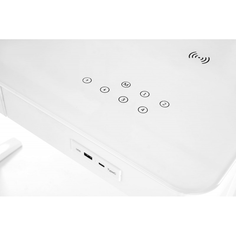 B52  biurko biurko z funkcją regulacji wysokości,  biały