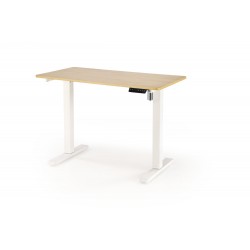 B53  biurko biurko z funkcją regulacji wysokości,  dąb złoty / biały