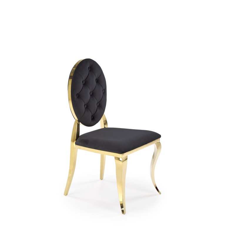 K556 krzesło czarny / złoty
