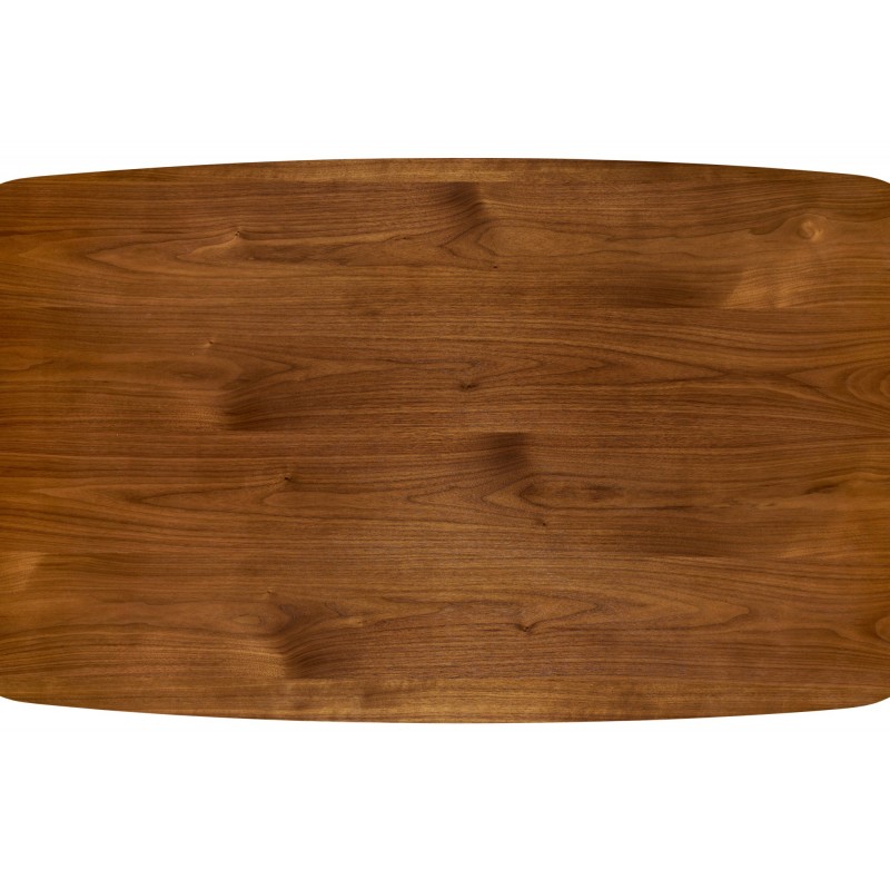 MIGUEL stół, blat - orzechowy, noga - orzechowy