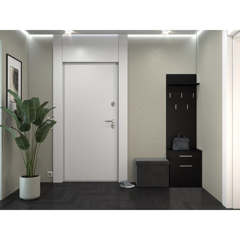 WIESZAK SZAFKA NA BUTY MISSISIPI CZERŃ MAT