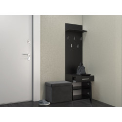 WIESZAK SZAFKA NA BUTY MISSISIPI CZERŃ MAT WIESZAK SZAFKA NA BUTY MISSISIPI CZERŃ MAT