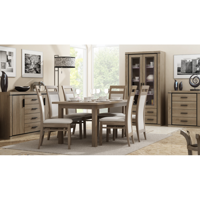 copy of Komoda Fonti 158cm F3 dąb karmel