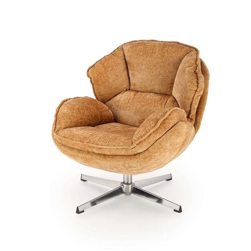 GUIDO fotel wypoczynkowy musztardowy