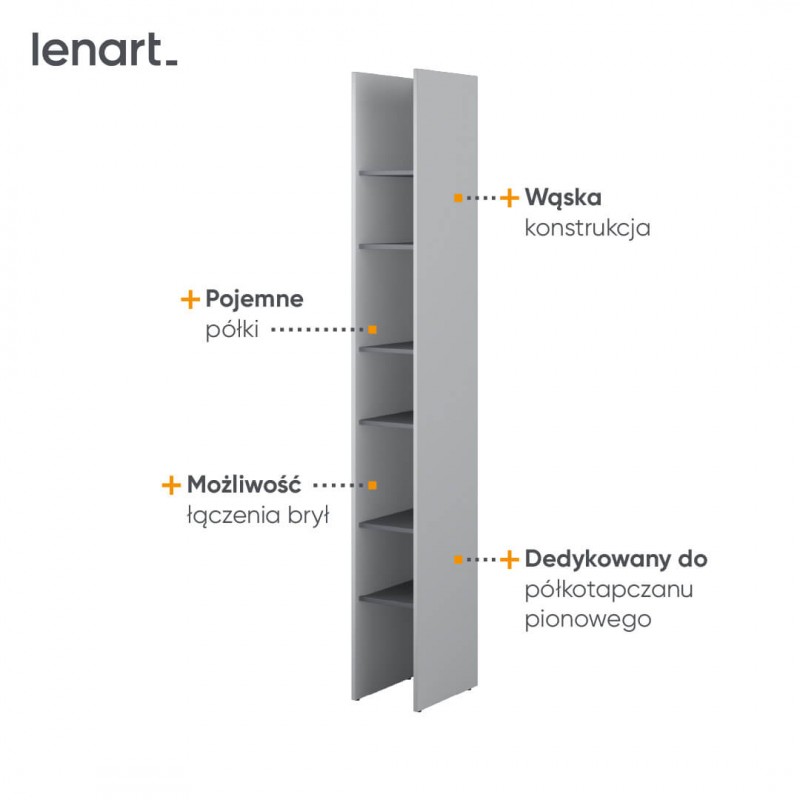 Regał BED CONCEPT BC-24 do półkotapczanu Lenart