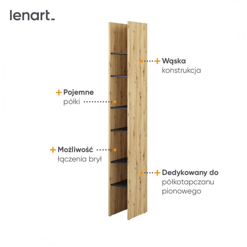 Regał BED CONCEPT BC-24 do półkotapczanu Lenart