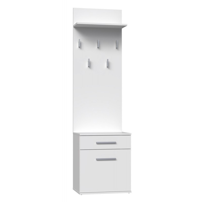 WIESZAK SZAFKA NA BUTY MISSISIPI BIEL MAT