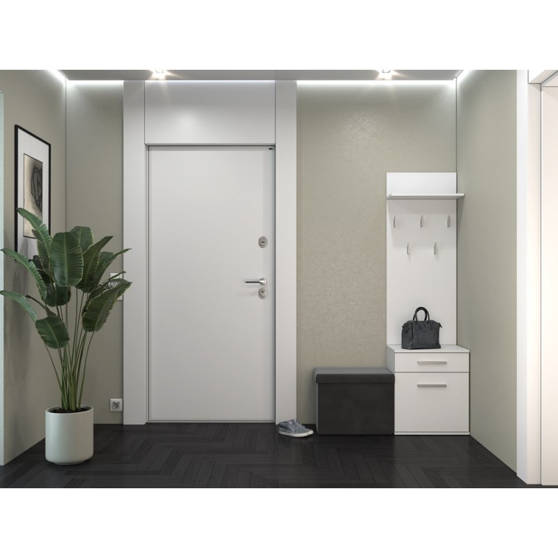 WIESZAK SZAFKA NA BUTY MISSISIPI BIEL MAT