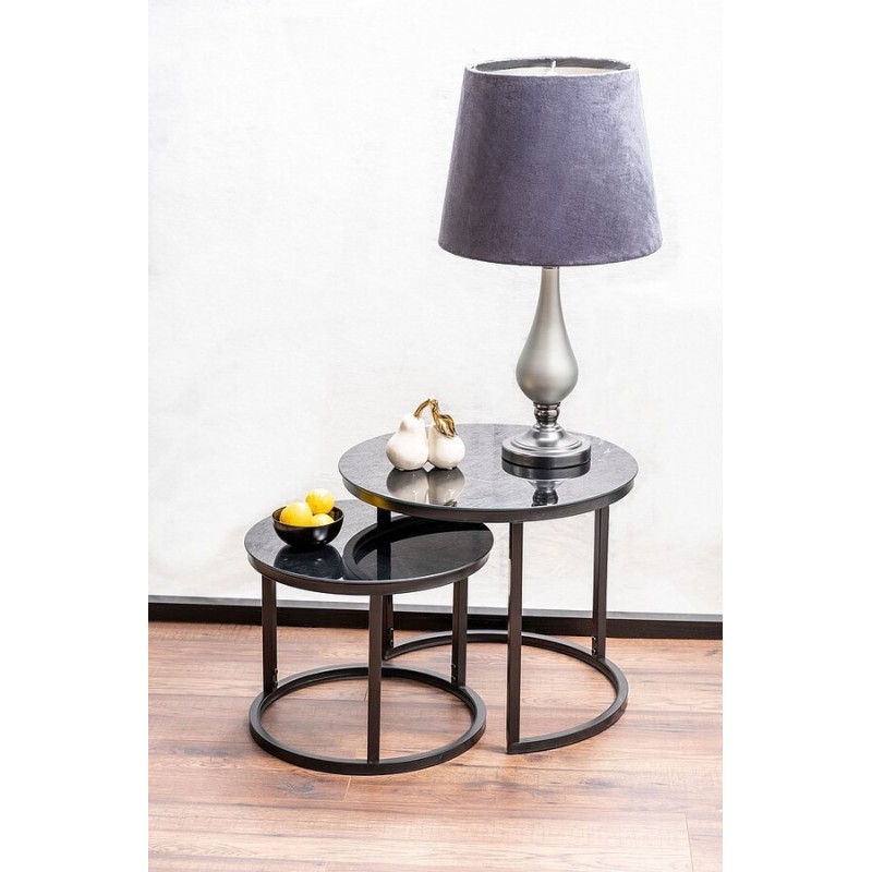 ŁAWA ATLANTA D CZARNY / CZARNY MAT ZESTAW