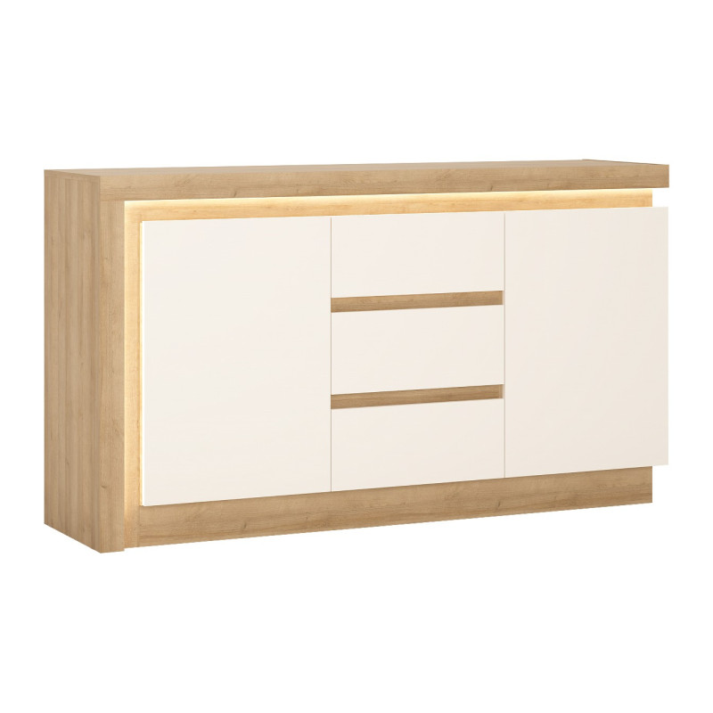 Komoda Lyon jasny Typ LYOK01 2D - 3S Meble Wójcik Kolekcja Lyon