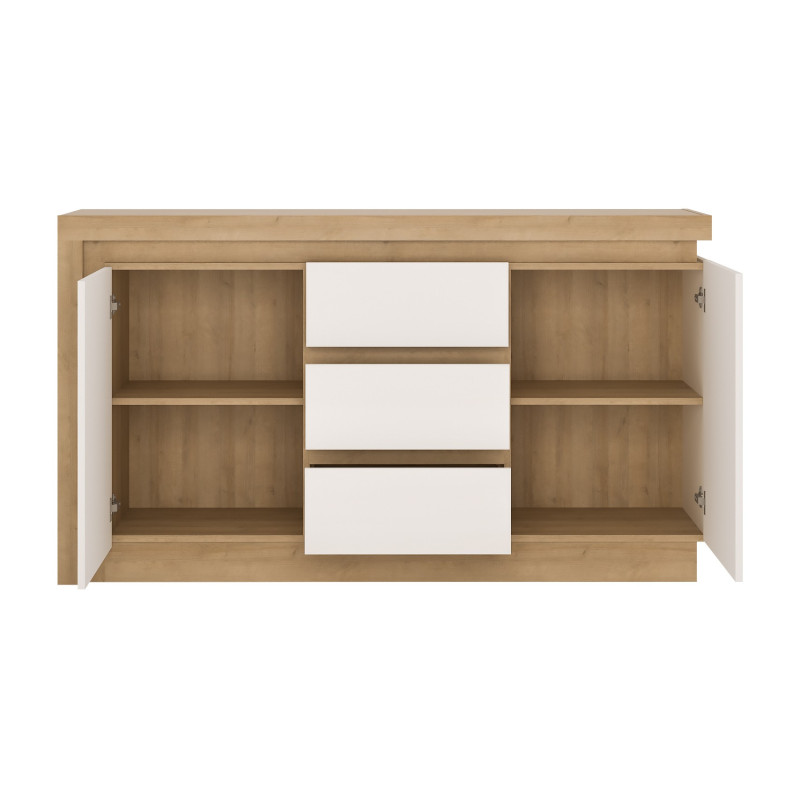 Komoda Lyon jasny Typ LYOK01 2D - 3S Meble Wójcik Kolekcja Lyon