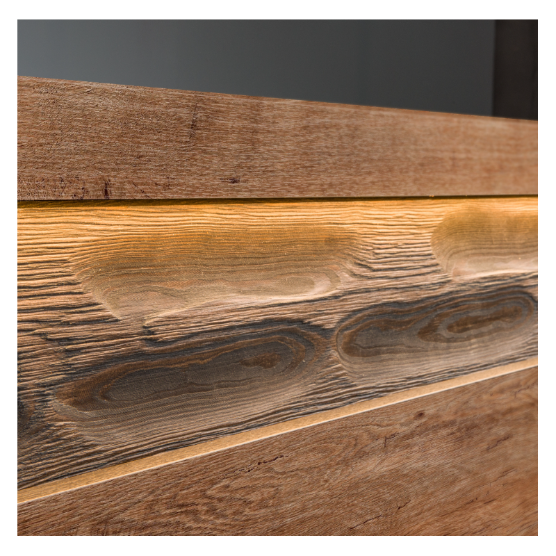 Komoda Indianapolis 76cm I6 jesion jasny/ciemny/kraft biały