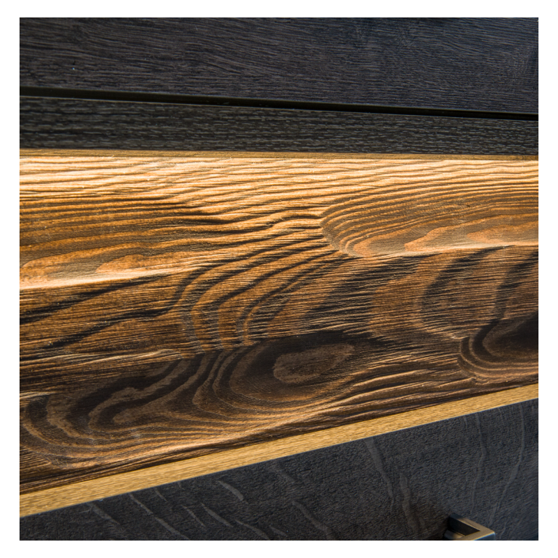 Komoda Indianapolis 76cm I6 jesion jasny/ciemny/kraft biały