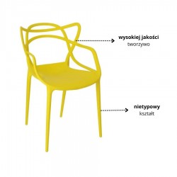 Krzesło Julia żółte