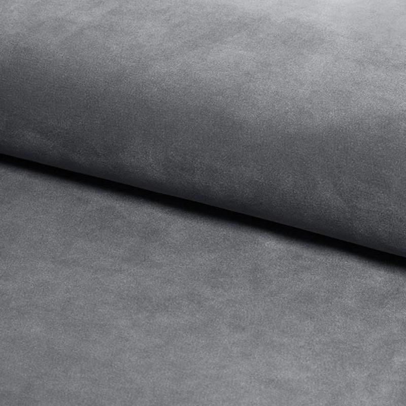 KRZESŁO CHIC VELVET CHROM STELAŻ / SZARY BLUVEL 14