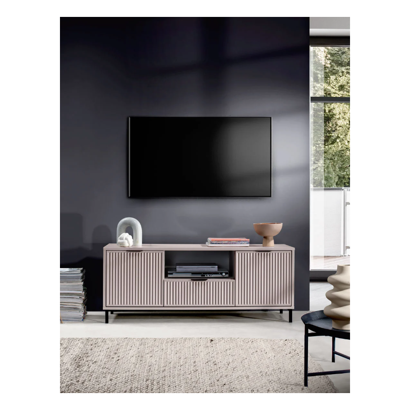 Szafka RTV 135cm LINKaSTYLES LS3 cashmere/indigo