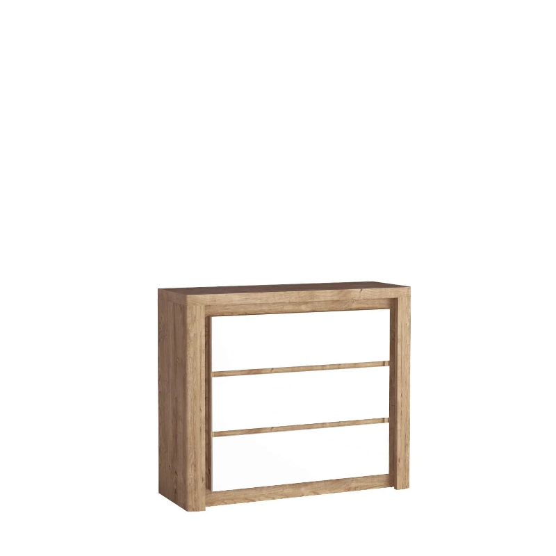 Komoda 114cm Livinio L6 dąb ribbeck/biały