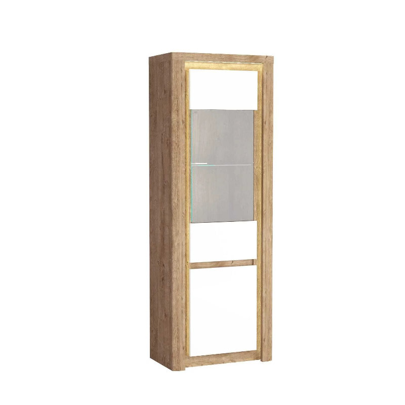 Witryna 70,5cm Livinio L4 dąb ribbeck/biały