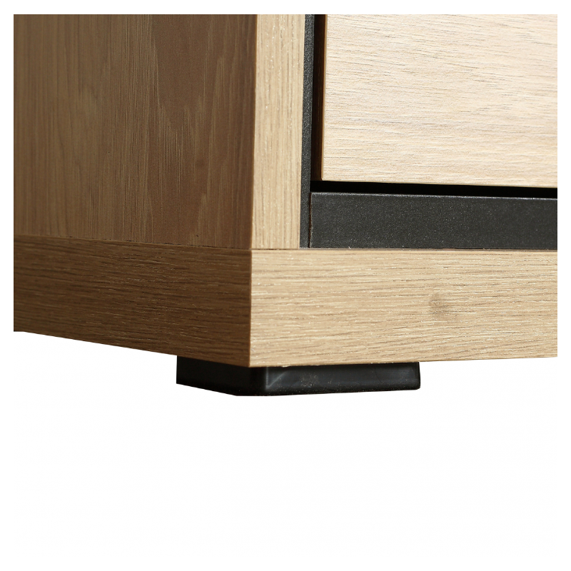 Witryna 49cm Mediolan M4 hikora/czarny