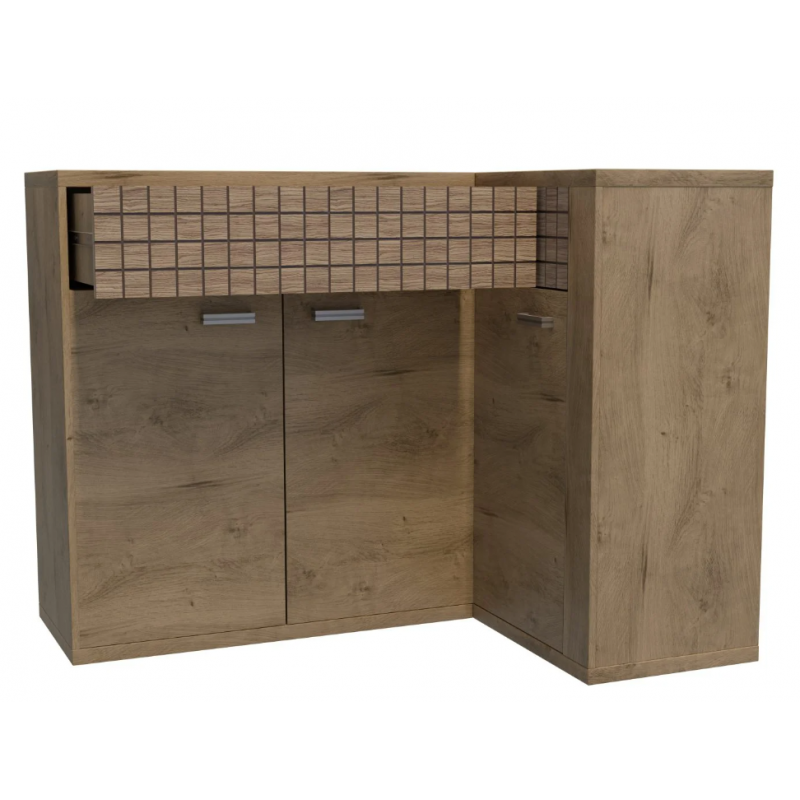 Komoda narożna 132cm Natural N15 dąb ribbeck