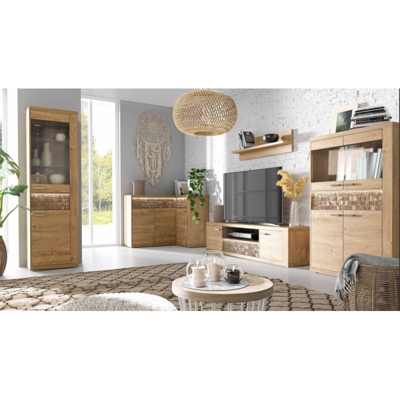 Komoda 191,5cm Natural N9 dąb ribbeck