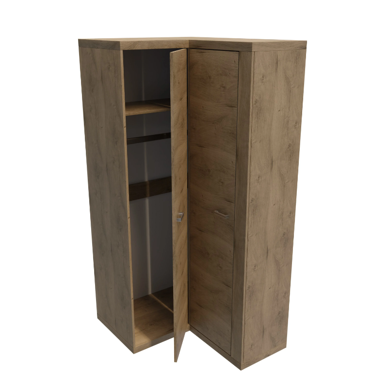 Szafa narożna 109cm Natural N14 dąb ribbeck