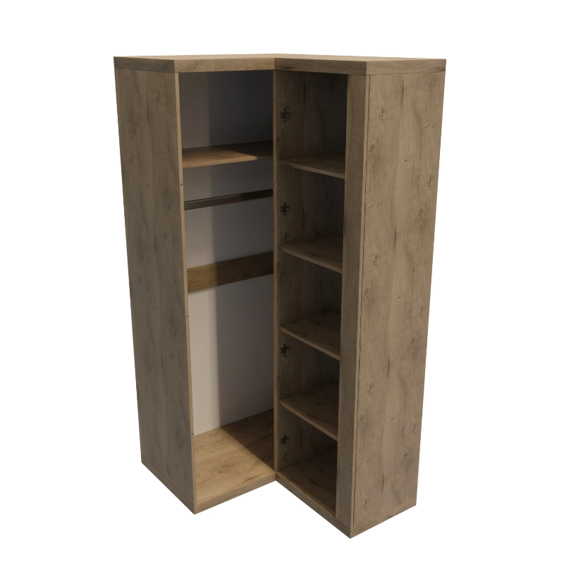 Szafa narożna 109cm Natural N14 dąb ribbeck