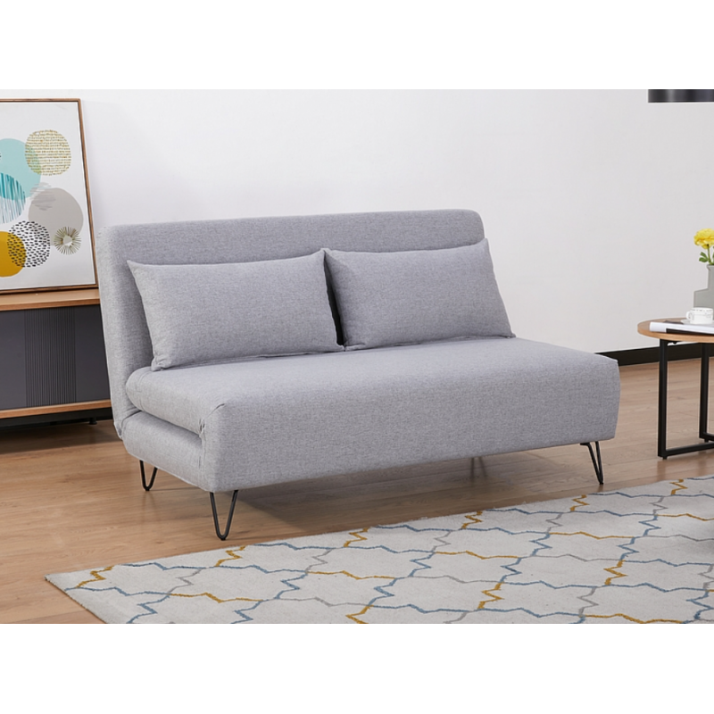 Sofa z funkcją spania Zenia II szary/czarny