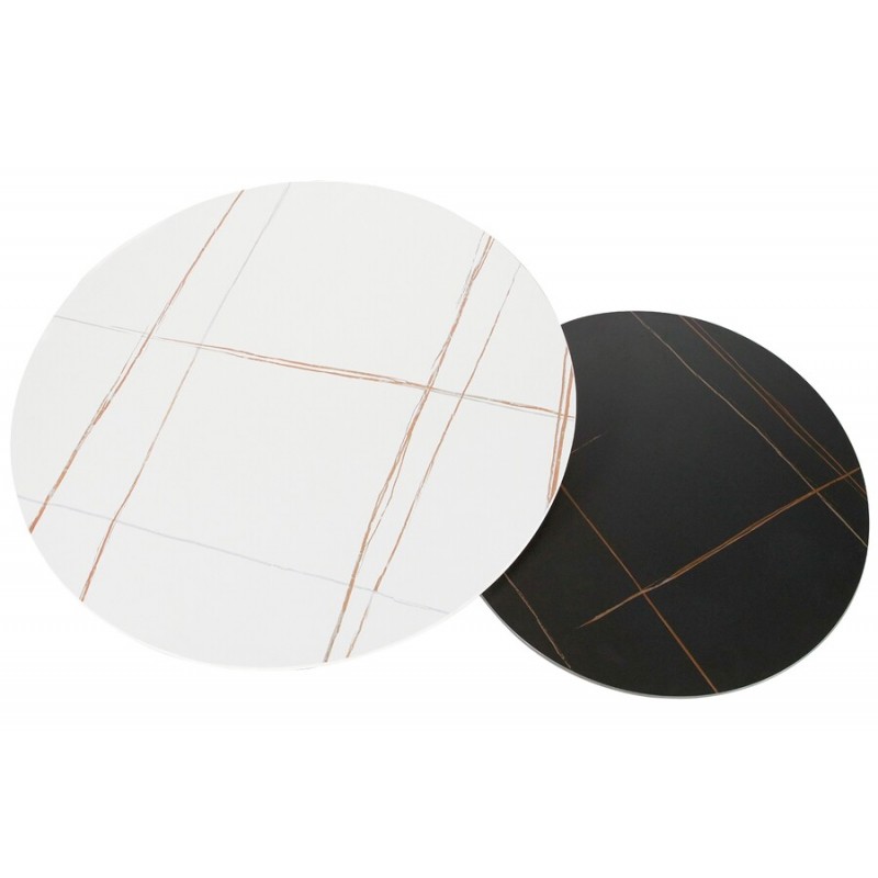 ŁAWA FERRANTE B BIAŁY MAT FI80 / CZARNY MAT FI60/ CZARNY MAT