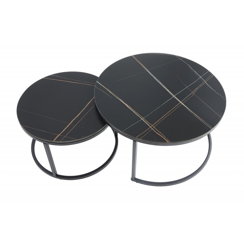 ŁAWA FERRANTE D CZARNY MAT FI80 FI60/ CZARNY MAT ZESTAW